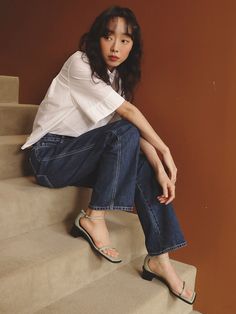 Editor's NotesMOL:pin's shoes can be matched well with girlish and casual stylings. - Heeled sandals- Ankle strap with buckle- Chunky block heel- Square open toe- Easy slip on- Non-slip rubber soleMeasurements(in.)KR 225MM ~ 255MM / US 5.5 ~ 8.5- Heel height : 1.6 in.Composition & Care- Upper :Cow Leather / Lining : Synthetic pig skin - Avoid direct heat and moisture- Partially wipe off moisture and stains with a dry clothDesigner- by MOL:pin Casual Block Heels With Heel Strap, Casual Low Block Heels With Heel Strap, Casual Low Block Heels With Strap, Casual Block Heels With Buckle Closure, Low Heel, Casual Low Heel Block Heels With Buckle Closure, Casual Low Block Heels With Buckle Closure, Casual Low Heel T-strap Sandals, Casual Low Heel T-strap Sandals With Heel Strap, Casual Block Heels With Ankle Strap And Padded Heel