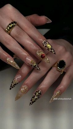 Milky Nails, Cheetah Nails, Vintage Nails, Her Nails, Leopard Nails, Soft Nails