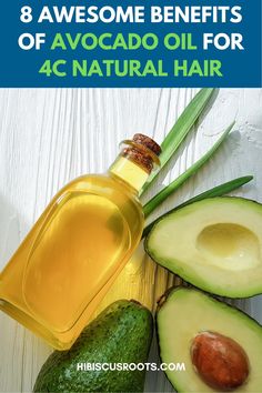 Avocado Oil For Hair, Fast Natural Hair Growth, Avocado Oil Hair, Detangling Natural Hair, Growing Long Natural Hair