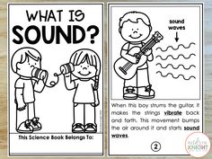 two bookmarks with the words what to sound? and an image of a boy playing guitar