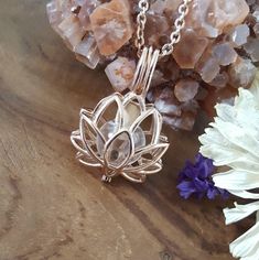 Rose Gold Lotus Flower Locket Stainless Steel Cremation | Etsy Rose Gold Necklace With Flower Charm For Keepsake, Rose Gold Flower Jewelry For Keepsake, Rose Gold Flower Necklace For Keepsake, Gold Lotus Flower, Memory Necklace, Jewelry For Ashes, Flower Urn, Ash Jewelry, Glass Orb