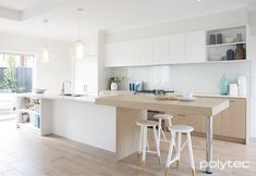 the kitchen is clean and ready to be used for cooking or eating, as well as other things in the house