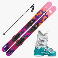 2024 Armada ARJ Girl's Ski w/ Nordica Speed Machine Jr Boots and Poles Fun Profile, Ski Store, Armada Skis, Downhill Skis, Ski Design, Alpine Ski, Ski Bums, Board Designs, Ski Girl