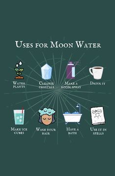 How To Cleanse Witchcraft, Moon Water How To Make, How To Make Moon Water, Water Ritual, Water Magic, Witchcraft Spells For Beginners, Moon Magick, Ritual Magic