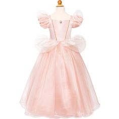 Antique Princess Gown, Pink, Size 5-6 - Great Pretenders Play | Maisonette Princess Dress For Costume Party With Fitted Bodice, Princess Dress With Fitted Bodice For Costume Party, Princess Style Dress For Costume Party With Fitted Bodice, Princess Style Tulle Dress For Costume, Princess Style Fitted Gown For Dress-up, Princess Style Tulle Costumes For Fancy Dress, Princess Tulle Costume For Dress-up, Princess Style Tulle Costume For Dress-up, Princess Style Fitted Ball Gown For Formal Occasions