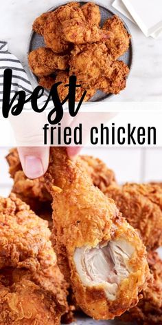 the best fried chicken recipe is here and it's so easy to make in minutes