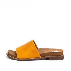 Yellow Box Shoes, Statement Sandals, Casual Sandals Womens, Zipper Heels, Most Comfortable Shoes, Embellished Sandals, Leather Slides, Birdy, Suede Heels