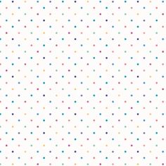 a white background with multicolored dots