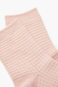 Pair of waffle knit socks featuring crew length. | 99% polyester, 1% spandex | Machine wash cold | Waffle Knit Crew Socks Cozy Soft Socks For Spring, Comfortable Soft Ribbed Socks, Knit Socks, Waffle Knit, Knitting Socks, Crew Socks, Waffles, Socks, Spandex