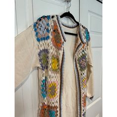 Nwot Women's Crochet Open Front Cardigan Hollow Out Loose Knit Cardigan Sweater - New Without Tags - In Excellent Condition - Comfy And Breathable Material, It Is Breathable And Skin-Friendly - Open Front Cardigan For Women, Crochet, Geometric Print, Long Sleeve, Loose-Fit - Size Small - 20" Chest (Pit To Pit) - 34" Length (Shoulder To Bottom) - Acrylic Material - From A Smoke And Cat Free Environment - Suitable For Daily Wear, Going Out, Street Wear, Outdoor Activities, Beach Vacation, Casual W Loose Knit Cardigan, Cardigan For Women, Knit Cardigan Sweater, Loose Knit, Open Front Cardigan, Knit Sweater Cardigan, Acrylic Material, Cardigans For Women, Geometric Print