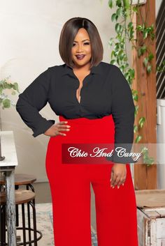 Polyester% 100 Office Outfits Women Plus Size, Plus Size Palazzo Pants, Plus Size Business Attire, Plus Size Professional, Plus Size Palazzo, Curvy Casual Outfits, Work Outfit Office, Business Professional Outfits, Work Outfits Women Summer