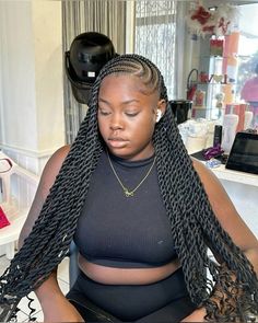 New Hair Styles2024 Braids, Holiday Hairstyles For Black Women, Fulani Twists, Fulani Hairstyles, Big Braids Hairstyles, Hair Braid Patterns, Pins Board