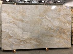 a large marble slab is on display in a store