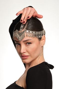 A journey through the soul of the desert. with our Afghan-Inspired Hair Jewelry--a crown that fits a free-spirit. This Boho Festival Hair Cap calls to the wild, a necessary Burning Man accessory that resonates with the pulse of the Playa. Dance under the sun and stars, your silhouette adorned with a piece that is both timeless and contemporary. A tribute to the magic of dance and to the phantasy of time-arrested charm, this headpiece is inspired by the cultural tapestry of the belly dance tradit Bohemian Round Crown Headpiece For Wedding, Bohemian Wedding Headpiece With Round Crown, Bohemian Crown Hair Accessories For Festivals, Bohemian Round Crown Headband For Party, Bohemian Headband With Round Crown For Party, Bohemian Party Headband With Round Crown, Bohemian Hair Accessories For Party, Adjustable Festival Headband, Bohemian Headwrap Headband For Party