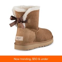 in stock Ugg Mini Boots Bow, Boots With Bows, Ugg Mini Bailey Bow, Ugg Mini Bailey, Mini Baileys, Smen, Ugg Mini, Bailey Bow, Sheepskin Boots