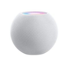 an apple home speaker is shown on a white background