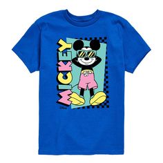 Michigan Wolverines Add the finishing touch to your kid's outfit with this fun Mickey Mouse Sunbathe Graphic Tee.© Disney. FEATURES Crewneck Short sleevesFABRIC & CARE Solid colors: cotton; Heather colors: cotton, polyester Machine wash Imported Size: X Large. Color: Med Blue. Gender: male. Age Group: kids. Material: Polyester|Cotton. Playful Blue Mickey Mouse T-shirt, Blue Mickey Mouse T-shirt For Summer, Blue Mickey Mouse Playful T-shirt, Playful Blue Mickey Mouse Top, Blue Mickey Mouse T-shirt, Blue Mickey Mouse Fun T-shirt, Fun Blue Mickey Mouse T-shirt, Mickey Silhouette, Disney Boys