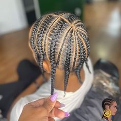 Boy Braid Styles, Mens Twists Hairstyles, Braids With Fade