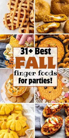 the best fall finger foods for parties