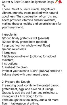 the instructions for how to use carrots and brunch delights in this recipe