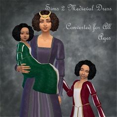 S2 Medieval Dress converted for all ages