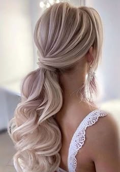 Stylish Hair Colors, Hair Extensions Best, Wedding Hairstyles For Long Hair, Wedding Hair And Makeup, Loose Hairstyles, Stylish Hair, Bride Hairstyles, Ponytail Hairstyles