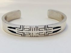 * Artisan Sterling Silver 925 Geometric Open Work Modernist Cuff Bracelet * Inner Cuff measures: 7" * Width: 3/8" * Weight: 38.8 g * Marked: Unmarked. Professionally tested through XRF and acid test * Condition: Great * (S78)    Exported By ExportYourStore :) Luxury Modernist Sterling Silver Bracelet For Formal Occasions, Luxury Modernist Jewelry Stamped 925, Luxury Modernist Sterling Silver Bracelets, Sterling Silber, Cuff Bracelet, Silver 925, Jewelry Bracelets, Etsy Accessories, 925 Sterling Silver