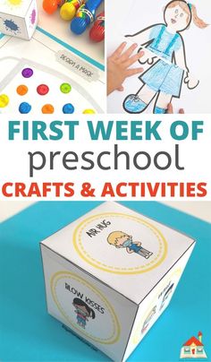 the first week of preschool crafts and activities