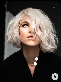 Short Balayage, Hair Envy, Love Hair, Hair Today, Great Hair, Hair Dos, White Hair, Pretty Hairstyles, Hair Cut