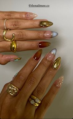 Aesthetic Fall Nails, Thrift Style, Fall Nail Inspo, Aesthetic Fall, Minimalist Nails, Fall Nail, Fire Nails, Dream Nails, Funky Nails