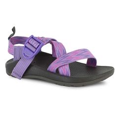 Be summer-ready with these bright and comfortable Chaco sandals. Whether you're planning a trip to the beach, a stroll to the park with friends, or a family hike on the nature trail these shoes are the perfect way to get moving. The adjustable straps make sure you get the best fit, and LUVSEAT platform technology aids in body alignment for extra comfort.  polyester webbing upper with zig-zagging patternadjustable ladder lock bucklecushioned LUVSEAT PU midsolefootbed with slip-resistant textured Strappy Sport Sandals For Beach In Spring, Strappy Sport Sandals For Summer Vacation, Adjustable Strappy Sport Sandals For Summer, Casual Spring Outdoor Flip Flops, Summer Sport Sandals With Adjustable Strap And Strappy Design, Summer Strappy Sport Sandals With Adjustable Strap, Strappy Sport Sandals With Adjustable Strap For Summer, Pink Sandals For Summer Outdoor Activities, Comfortable Beach Sport Sandals With Adjustable Strap