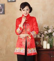 Mother Clothes, Chinese Suit, Embroidery Traditional, Painted Curtains, Wind Coat, Mother Clothing