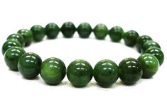 Green Jade Smooth Round Adjustable Beaded Healing Bracelet Material- Natural Jade Gemstone Benifits:- Manifest wealth As a stone of luck, green jade is especially lucky if you're starting a new career or business. Inspire healing Featuring a soothing quality of energy, the jade stone is believed to help in many issues concerning the body. Offer protection The Chinese believe that jade has frequencies that can counter the negative energy in our surroundings. Wear this stunning bracelet to attract Green Crystal Bracelet, Healing Crystals For You, Mala Beads Bracelet, Jade West, Green Beaded Bracelets, Jade Crystal, Hippie Bracelets, Nephrite Jade, Bracelet Women