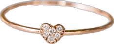 Dainty Rose Gold Heart Diamond Ring, Dainty Rose Gold Heart-shaped Diamond Ring, Dainty Heart-shaped Rose Gold Diamond Ring, Rose Gold Heart-shaped Diamond Ring, Rose Gold Round Cut Heart Ring, Rose Gold Round Cut Diamond Heart Ring, Heart Shaped Diamond Ring With Rose Cut For Promise, 14k Gold Heart Jewelry With Single Cut Diamonds, Elegant 14k Gold Heart Ring With Single Diamond