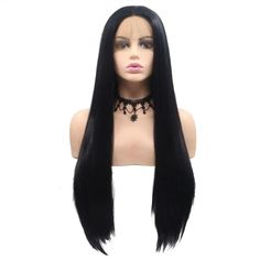 Each personality requires a different hair style. Find the right wig to match with your unique drag queen character.   Handmade Long Straight Synthetic Hair Wig Drag queens love our wigs! Material Grade: High Temperature Fiber Wigs Length: Long Texture: Silky Straight Can Be Permed: Yes Color of Lace: Medium Brown Dens Trad Goth Wigs Black, Queen Character, Black Hair Wigs, Wig Outlet, Straight Black Hair, Affordable Wigs, Cheap Wigs, Different Hair, Drag Queens