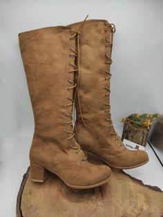 Winter Lace-up Suede Heeled Boots, Lace-up Suede Heeled Boots For Winter, Brown Lace-up Suede Martin Boots, Brown Suede Lace-up Martin Boots, Leather Lace-up Mid-calf Boots, Brown Suede Lace-up Hiking Boots, Leather Heeled Boots With Lacing For Fall, Wide Calf High Ankle Leather Lace-up Boots, Leather Wide Calf Mid-calf Lace-up Boots