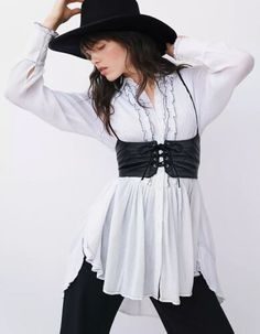 Top Rated Free People Black Leather Hastings Corset Belt Harness Small / Medium NWOT $98, Fashion Women's Tops Belt Harness, Free People Accessories, Corset Belt, Leather Corset, Leather Harness, Minimalistic Design, Menswear Inspired, Free People Black, Fashion Tops