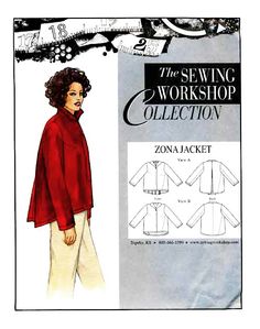 the sewing workshop collection zona jacket pattern