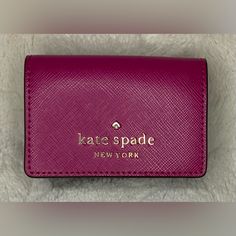 Brand New Without Tag Kate Spade Tri Fold Wallet Staci Colorblock (Pink N Burgundy) With Room For 3 Credit Cards And Bills, And Outer Coin Pouch?! Wlr00127 Questions? Leave A Comment Below! Elegant Purple Wallets For Travel, Kate Spade Rectangular Wallet Perfect For Gift, Kate Spade Rectangular Wallets Perfect For Gifts, Kate Spade Rectangular Wallets Perfect For Gift, Kate Spade Rectangular Wallets As Gifts, Elegant Everyday Purple Wallets, Elegant Purple Everyday Wallet, Purple Rfid Blocking Wallets For Travel, Purple Rfid-blocking Travel Wallet