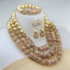 Elevate your Nigerian wedding or party look with this Bead Jewelry. Handcrafted with care, these jewelry pieces add a touch of color and cultural significance to your ensemble, making you stand out with traditional elegance. Yoruba Traditional Wedding Beads, Ghanaian Gold Jewelry, Nigerian Jewelry, African Wedding Jewelry, Ankara Dress Designs, Ethereal Wedding, Future Wedding Plans, Ankara Dress, Nigerian Wedding