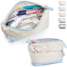 PRICES MAY VARY. This pencil pouch has a volume of 1400ml and holds 80 pencils. SPACEMATE also provides 10 types of pencil pouches with a volume of 400ml-1800ml. Please scroll down to view the detailed description and choose your favorite one. SPACEMATE pouches are made of smooth, firm, and extremely long-lasting polyester fiber. This pouch is also popular among SPACEMATE employees��’ family members. This pouch is designed with a dual zipper and wide open layout, so you can promptly store and retr Blue Pencil Case, Pencil Pouches, Types Of Pencils, Pencil Case Pouch, Bag School, Open Layout, Cute Aesthetic, Pencil Pouch, Pen Case