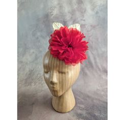 A stunning handmade silk millinery poppy from Italy... Six layers of beautiful lipstick red silk petals with hand-crimped edges flutter around a cluster of matching red stamens. The piece measures approx. 7" across and is mounted on a 4" paper-wrapped stem with two satin leaves. Excellent quality. Unused stock from the 1970s. Listed separately in light blue. See last photo and check my listing for that color. There are HUNDREDS of vintage and contemporary millinery flowers of all varieties in silk, velvet, satin, and more in my shop. You're sure to find something you'll love! Check them out here https://www.etsy.com/shop/APinkSwan Red Hair Accessories For Spring Gift, Red Fascinator For Kentucky Derby Gift, Red Headpieces With Handmade Flowers, Adjustable, Adjustable Red Headpiece With Handmade Flowers, Red Adjustable Headpiece With Handmade Flowers, Red Summer Fascinator With Handmade Flowers, Summer Red Fascinator With Handmade Flowers, Red Handmade Flowers Fascinator For Spring, Red Handmade Flowers Fascinator For Summer