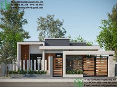 this is an image of a modern style house