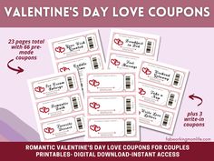 valentine's day love coupons