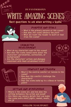 an info sheet describing the different types of writing