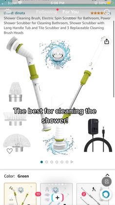 an image of the website for cleaning products