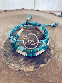 Everyday Adjustable Ocean-inspired Jewelry, Adjustable Ocean-inspired Jewelry For Everyday, Adjustable Ocean-inspired Everyday Jewelry, Beachy Blue Adjustable Jewelry, Blue Adjustable Beachy Jewelry, Adjustable Blue Beachy Jewelry, Adjustable Beachy Jewelry For Beach Party, Coastal Jewelry For Beach Party, Blue Beachy Friendship Bracelet