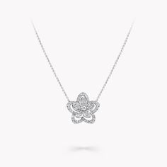 The irresistible beauty of the Wild Flower collection is perfectly expressed in our delicate diamond flower necklace. Crafted with Graff's unmistakable eye for detail, layers of diamonds blossom in silhouette upon the Wild Flower pendant, with each sculptural petal individually rendered by hand. Updating the traditional English Garden with carefree charm and a contemporary spirit, four varieties of flower flourish in rare abundance in our Wild Flower garden, inspiring you to mix, match and make Large Diamond Stud Earrings, Large Diamond Rings, Engagement Ring For Him, Round Diamond Pendant, Flower Diamond Ring, Pear Shaped Diamond Ring, Mini Bracelet, Round Diamond Earrings, Pave Diamond Earrings