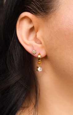 Let your style blossom this season with our mini stud collection Screw back earrings stays in place Made with high quality medical grade stainless steel Gold plated Hypoallergenic, safe for even the most sensitive ears Tarnish proof, Waterproof, Sweat Proof Fits newborn to adult Sold as a set Delicate Hypoallergenic Flower Earrings For Everyday Wear, Everyday Hypoallergenic Flower Earrings, Mini Studs, Tiny Diamond, Flower Stud, Diamond Flower, Sweat Proof, Flower Studs, Screw Back Earrings