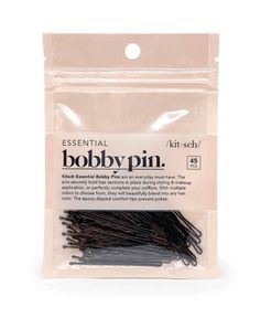 Essential Bobby Pin in Black Kitsch Bobby Pin Hair, Bobby Pin Hairstyles, Pin Hair, Bobby Pin, Makeup Application, Christmas 2024, Secret Santa, Kitsch, Bobby Pins